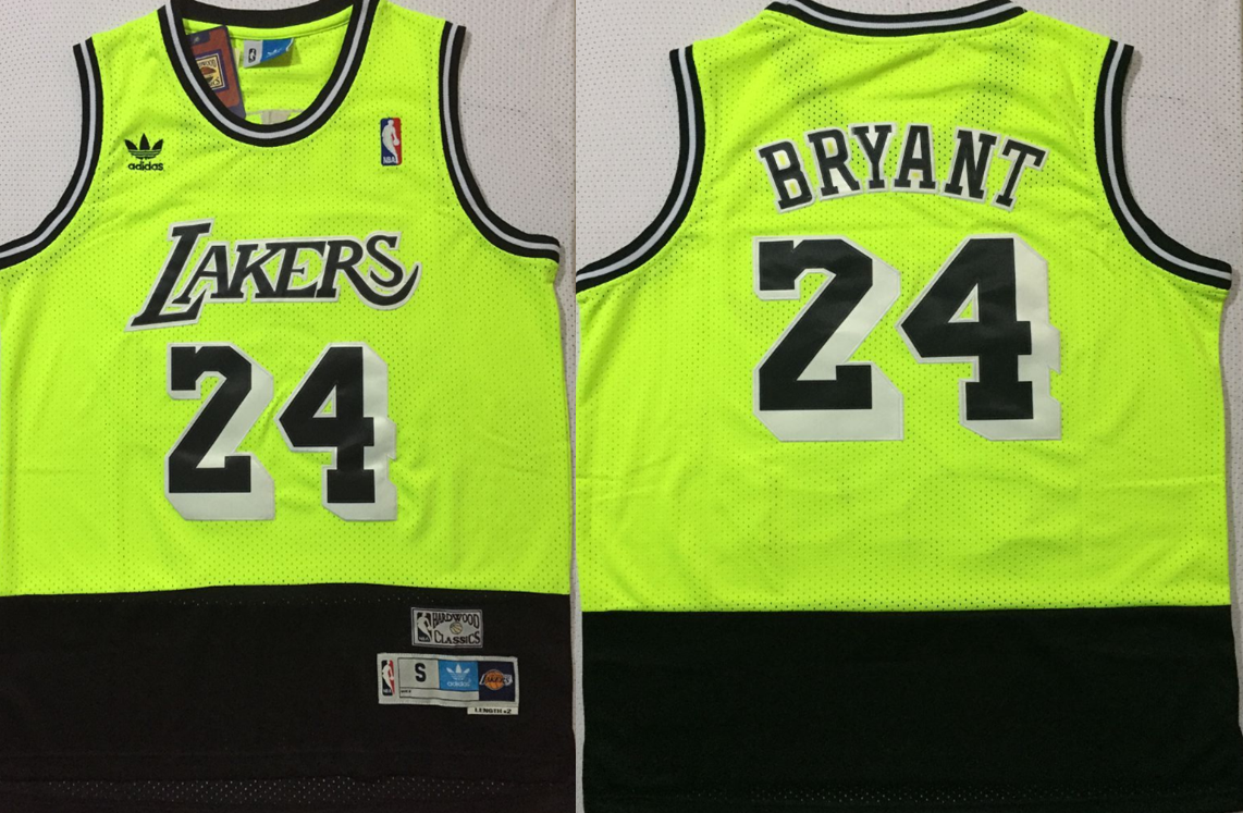 2020 Men Los Angeles Lakers 24 Bryant green new style Game Nike NBA Jerseys Print